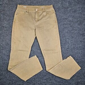Mugsy Scouts Jeans Mens 34x34 Straight Leg Tan Khaki Casual Pants Stretch READ